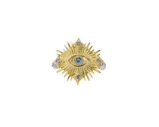 EYE WITH SPINEL RING