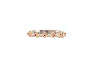 PETITE CRIVELLI STACK BAND RING