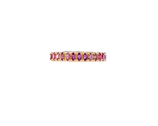 MARQUISE PURPLE STACK BAND RING