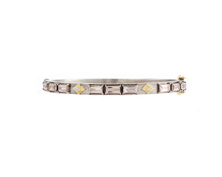 CRIVELLI DIAMOND AND MORGANITE BRACELET