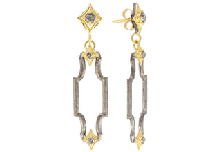 CRIVELLI WITH GREY DIAMONDS EARRINGS