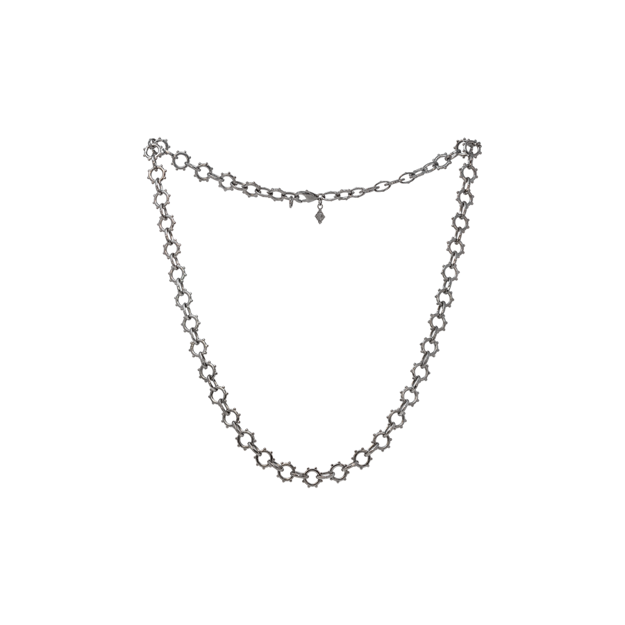 SILVER CHAIN LINK NECKLACE – Armenta Collection