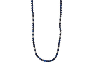 26" BLUE DARK LAPIS NECKLACE