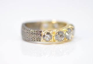 GREY DIAMOND  STATEMENT RING