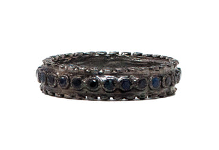 BLACK SAPPHIRE STACK BAND RING