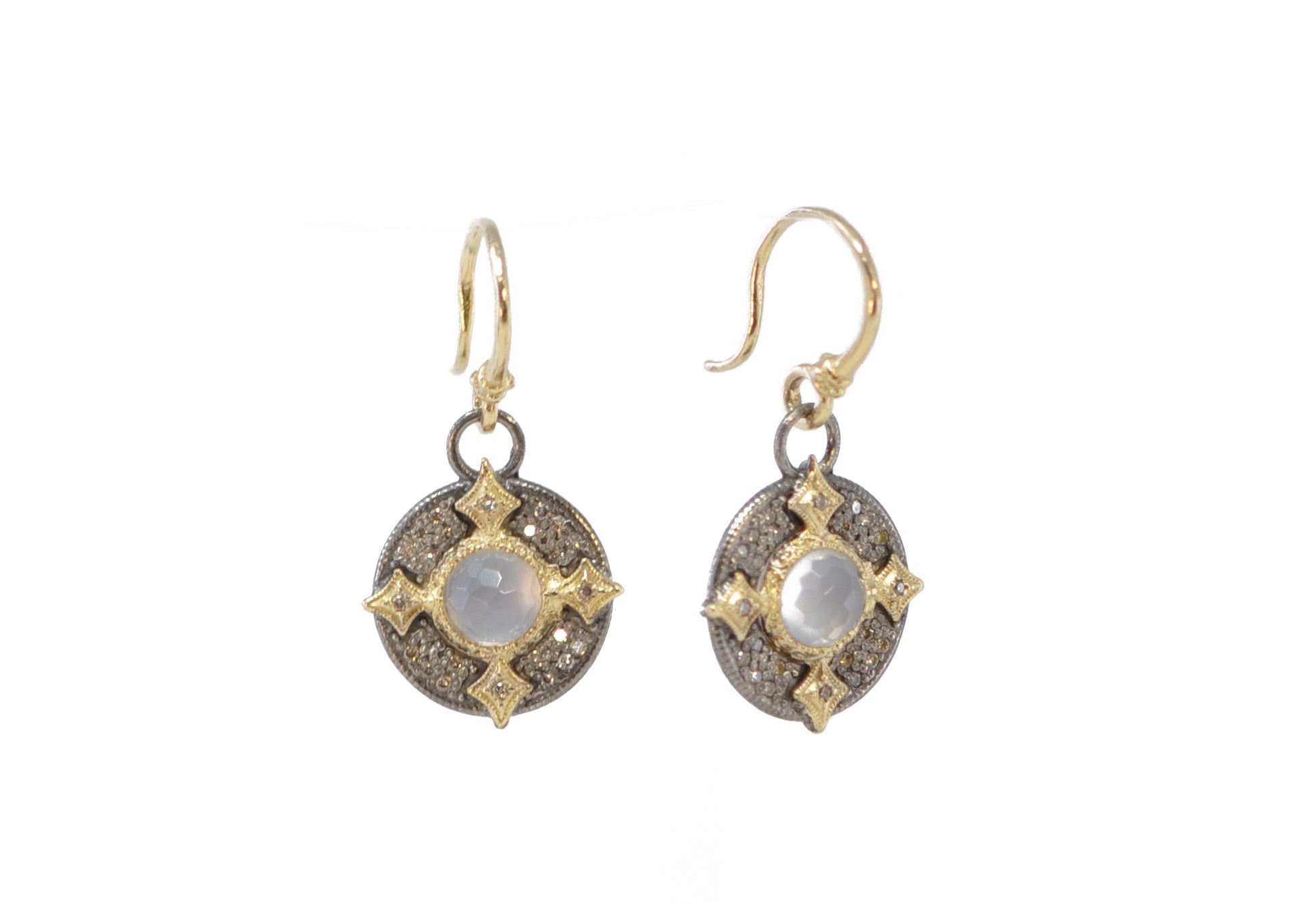 TURKISH CHALCEDONY CRIVELLI DROP EARRINGS