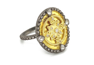 Oval Shield Ring