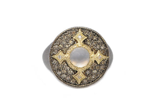 TURKISH CHALCEDONY SIGNET RING